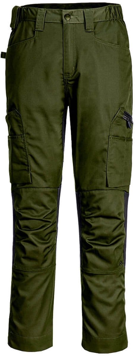 Portwest WX2 Eco Stretch Broek CD881 - Olijfgroen - 33