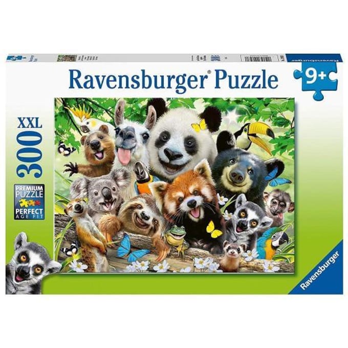 Ravensburger puzzel Wildlife selfie - legpuzzel - 300 stukjes