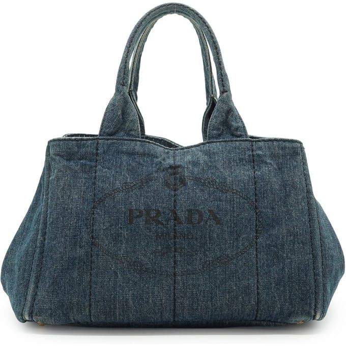 Prada Stoffen Tote Bag Canapa