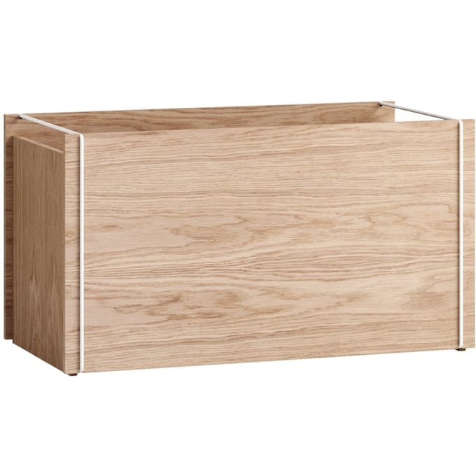 Moebe Storage box - wood, white