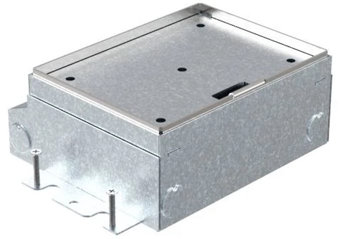 HPL instortvloerdoos 65mm 2x WCD - deksel inleg 7mm (583.0022)