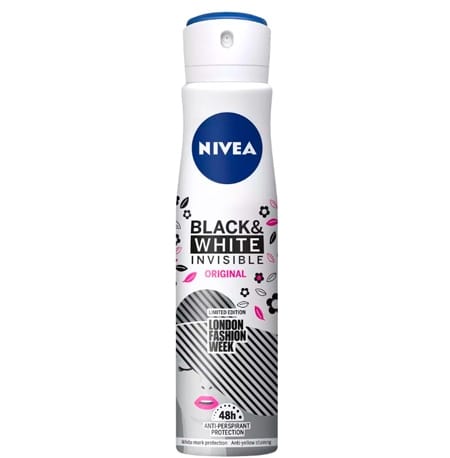 Nivea - Deospray - Invisible Black & White - 48 Uur Lange Bescherming - 150 ml