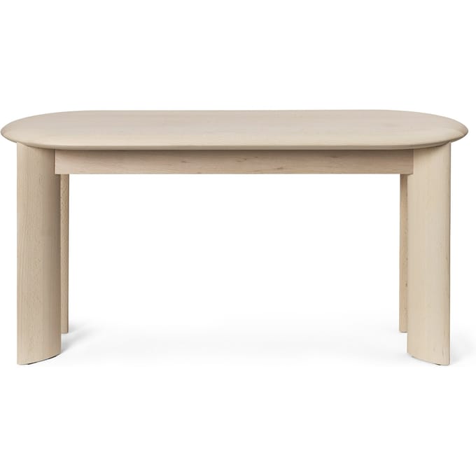 Ferm Living Bevel Bank - beuken, wit geolied