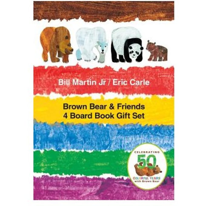 Brown Bear Friends 4 Board Book Gift Set - BILL MARTIN JR
