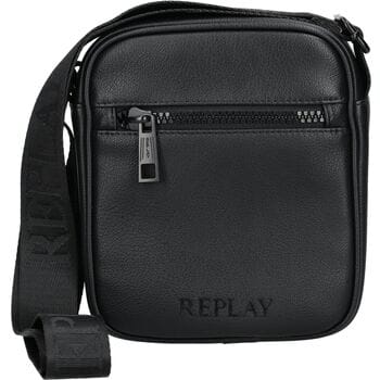 REPLAY Schoudertas Reporter Bag Black Zwart