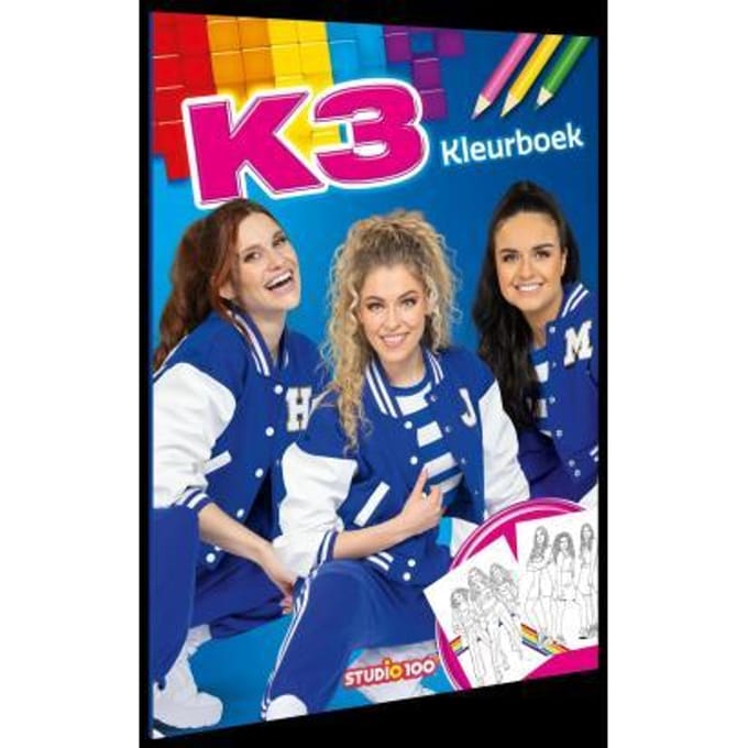 K3 : Kleurboek - Sport - K3 - Gert Verhulst