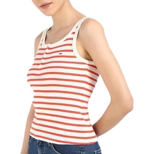 Top Tommy Hilfiger Slim Button Tank