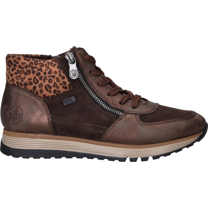 Rieker Veterboots bruin Synthetisch - Maat 37