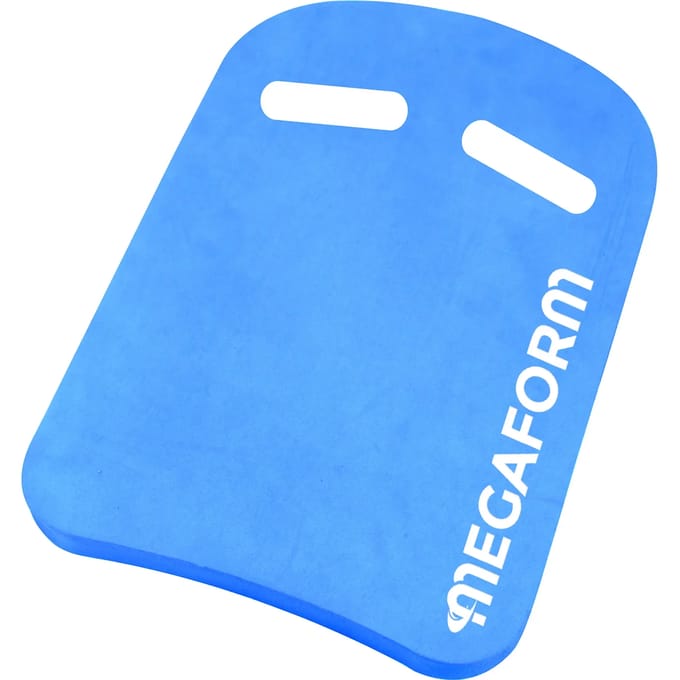 Blauwe zwemplank met handgrepen Megaform Senior