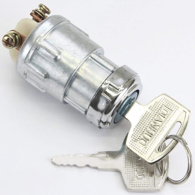 Universeel Contactslot met 2 Sleutels voor Scooter, Quad, Boot, Tractor & Oldtimer