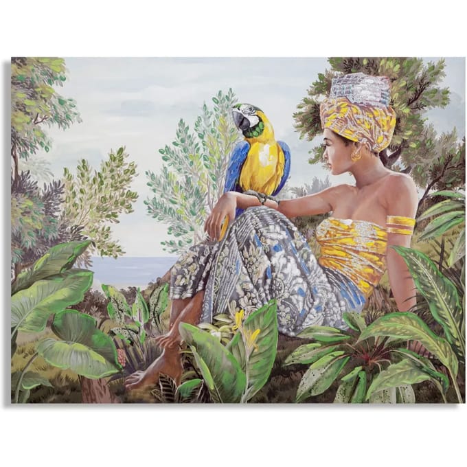 Schilderij Handmade Wall Painting Kenda Orizzontal 120×3×90 cm