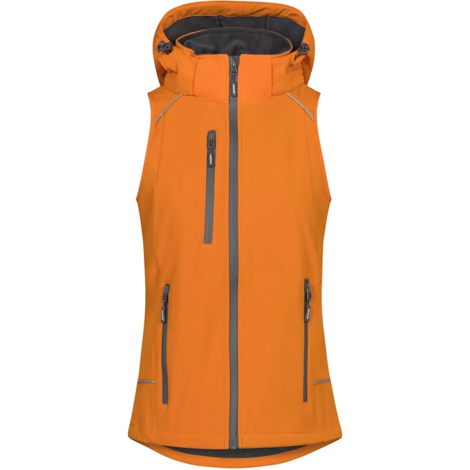 Dames softshell hoodie gilet Promodoro
