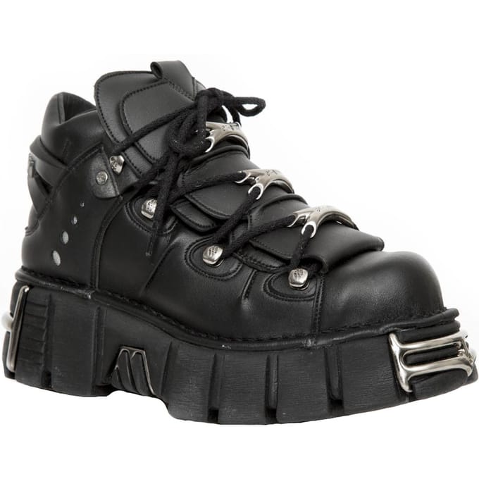 New Rock Unisex veganistisch lederen gotische laarzen - M-106-VS1