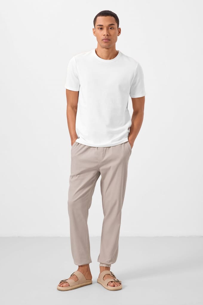 Heren Rechstreeks Pull-on Chino's