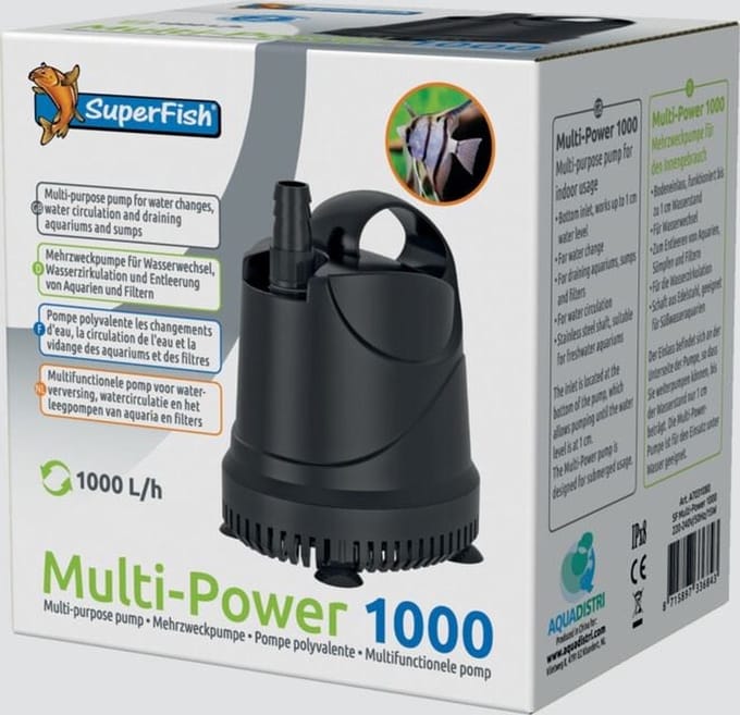 Superfish MultiPower 1000 - Dompelpomp Aquarium