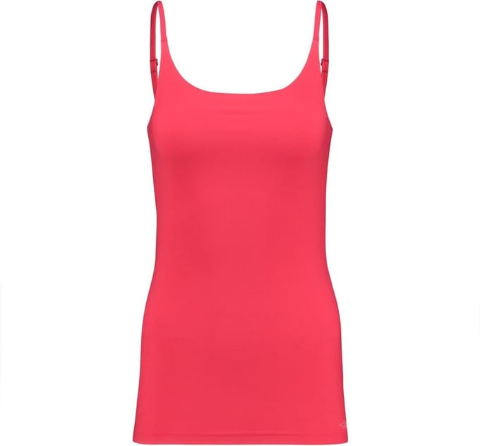 LaSlip - Basic - Spaghetti Shirt - Rood-M