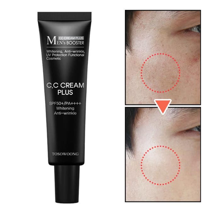 TOSOWOONG Crème CC Booster pour Homme 30ml black