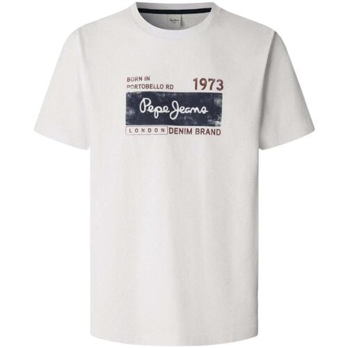 Pepe Jeans Grayson T-shirt Met Korte Mouwen Wit 2XL Man