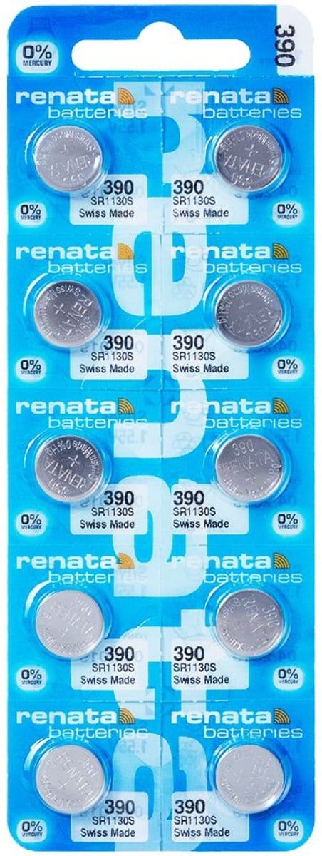 RENATA - Horlogebatterijen - Watch 390 - 10 stuks