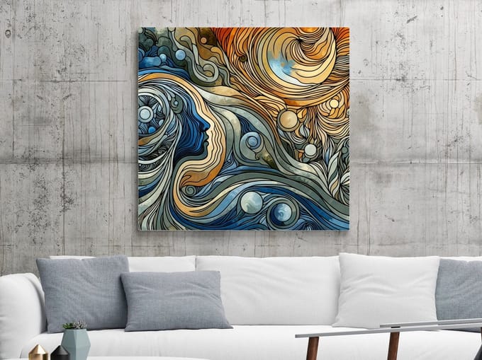 Kunstprint | Wanddecoratie | Canvas | 30 × 30 cm