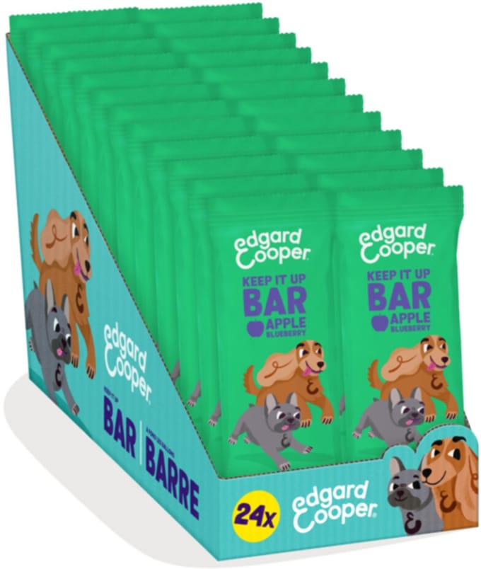 Edgard & Cooper Adult Bar Appel - 24 x 30 gr - Voordeelverpakking