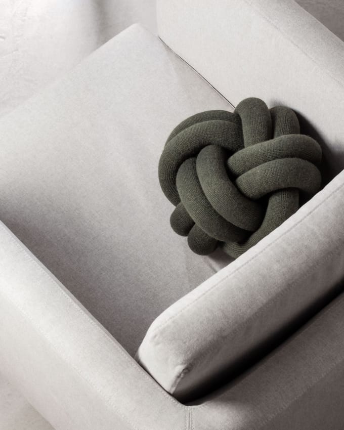 Design House Stockholm Knot Kussen 30x30 Forest Green