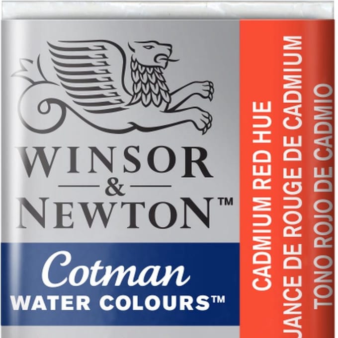 W&N Cotman Aquarelverf Half Napje Cadmium Red Hue