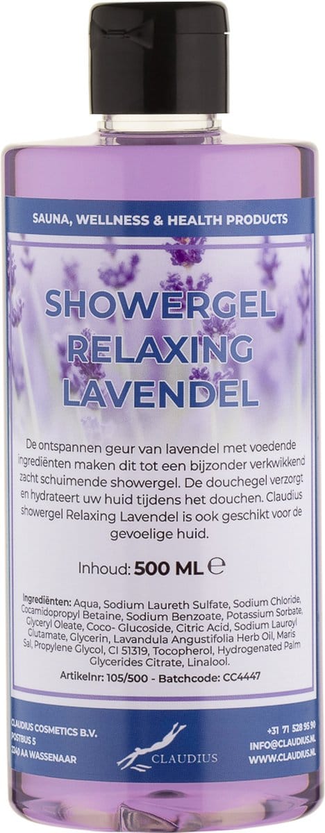 Douchegel Relaxing Lavendel 500 ml - met klepdop - Showergel