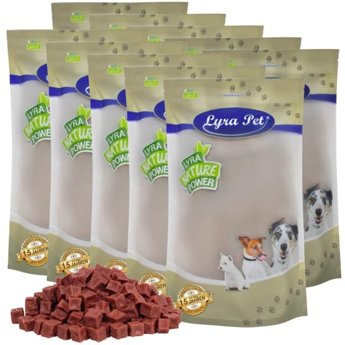 10 kg Lyra Pet® blokjes paardenvlees