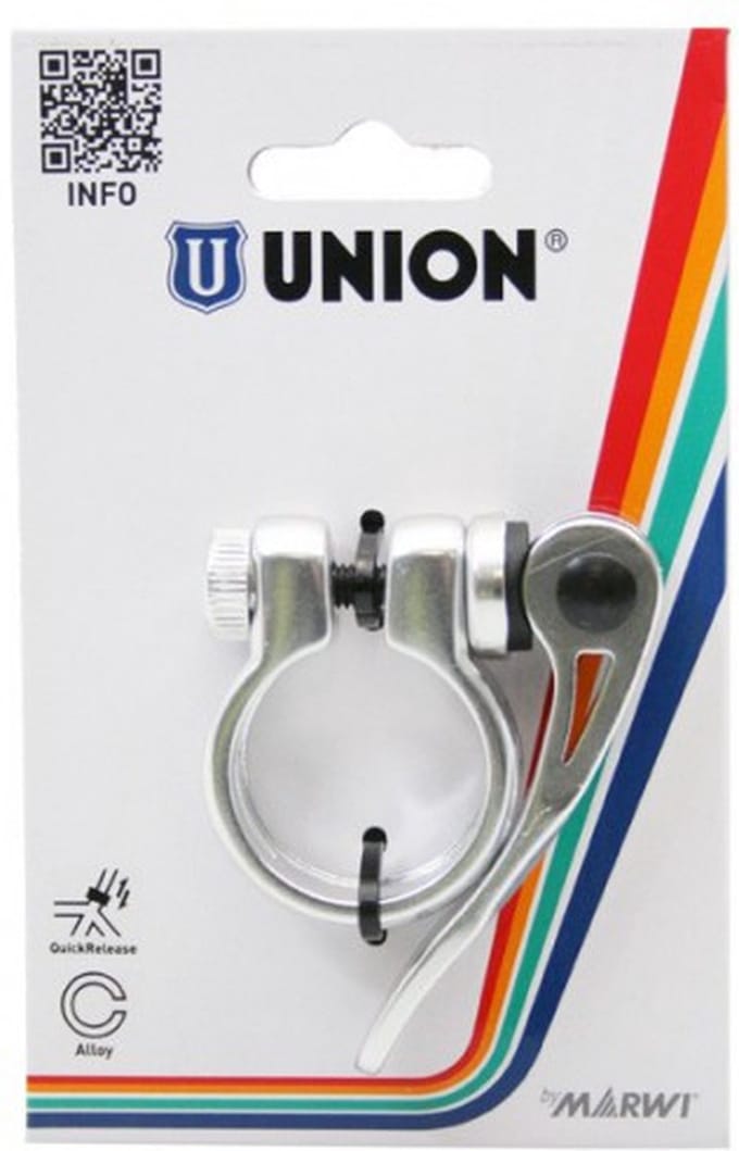 Union zadelpenklem m/snelsp 31.8 zi