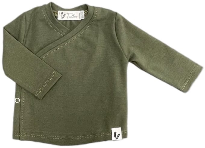 Overslagshirtje - Juniper - Groen - maat 44