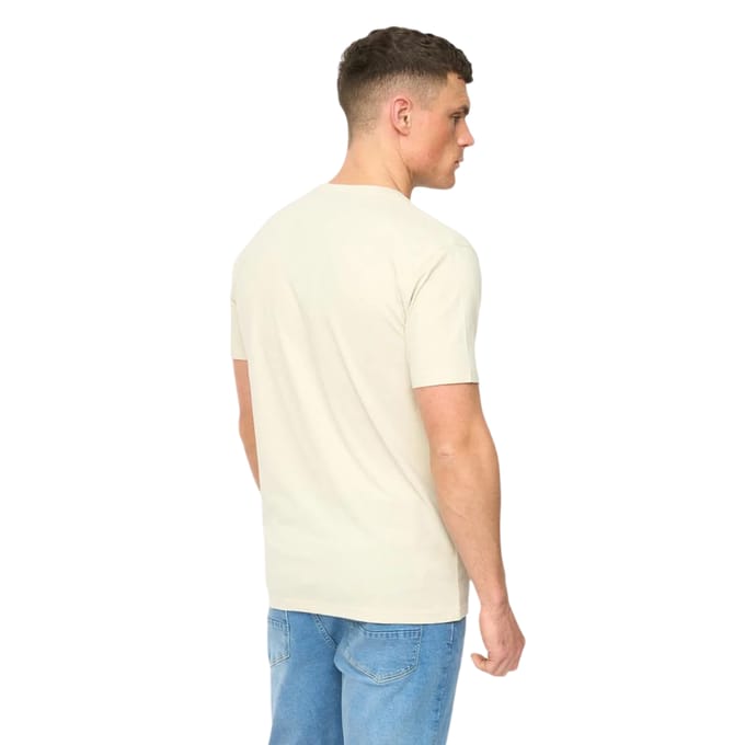 Crosshatch Heren Transflate T-Shirt (Neutraal)