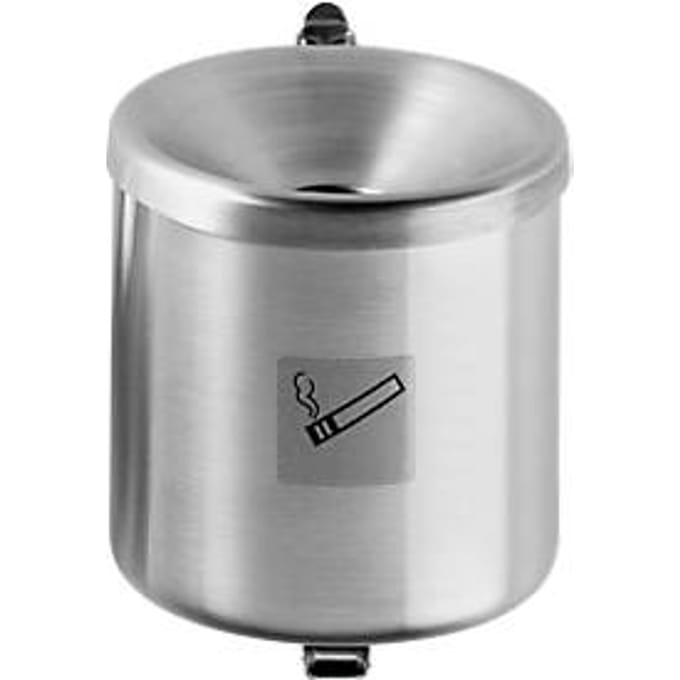 Veiligheidsasbak, H 145 x ø 150 mm, rvs