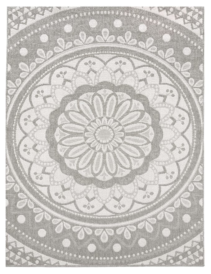 Binnen- en buitenkleed Breezy grijs  200x280 cm
