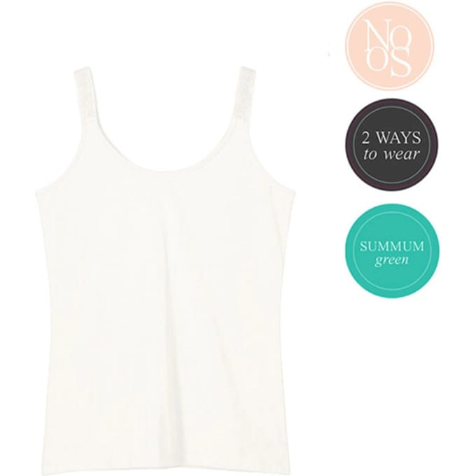3s4760-30366 Singlet reversible cotton elastane basics
