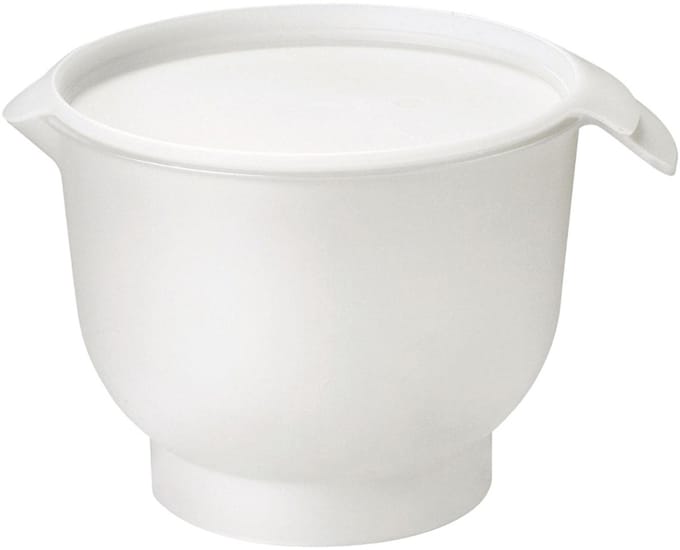 GastroMax mengkom met deksel, 3,0 liter, wit