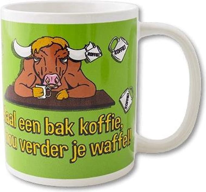 Paper Dreams - Funny Mug | Haal een bak koffie!
