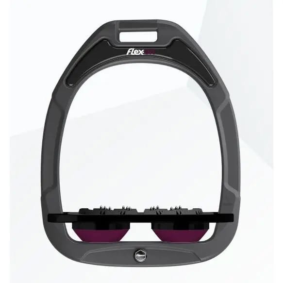 Ultra Grip Platte Klemmen Antraciet/Zwart/Pruim Flex-On Green Composite