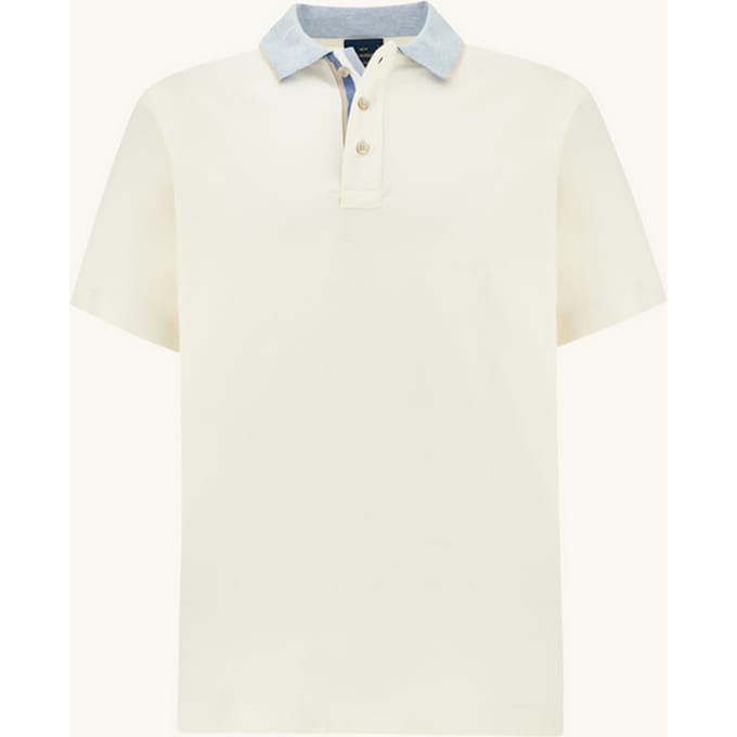Paul & Shark Polo Aqua Touch Soft Cotton Interlock Blanc De Blanc / male