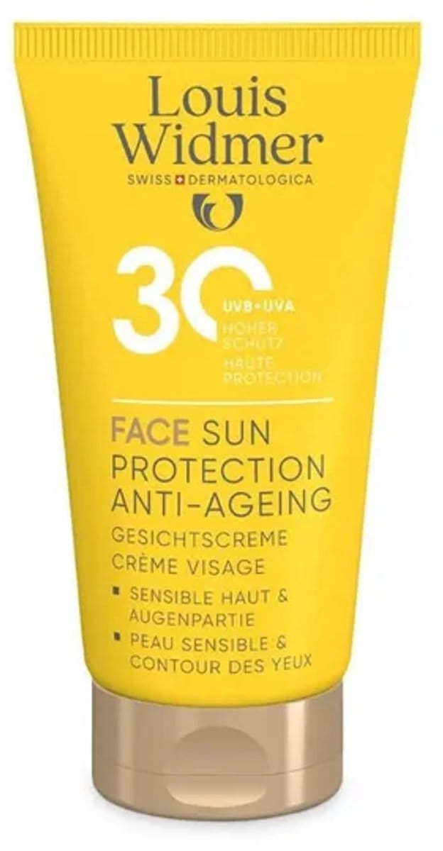 Louis Widmer Sun Protection Face Zonder Parfum Zonnecreme 50 ml
