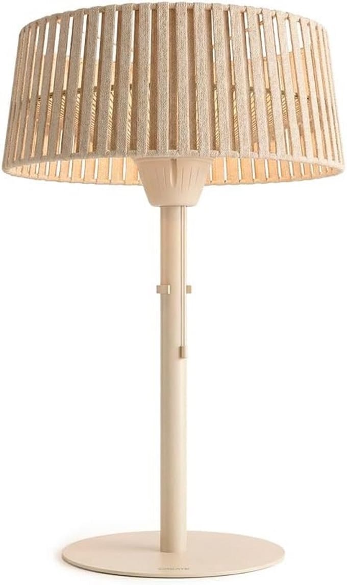 Terrasverwarmer - Warmtestraler Buiten - Buiten Ontspannen - Directe Warmte - 1500 Watt - Gebroken Wit