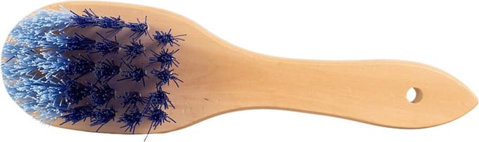 Premiere Hoefborstel Hout met Harde Borstelharen Blauw