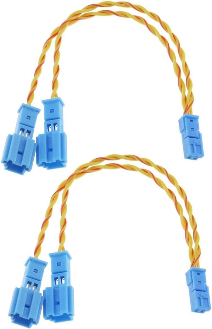 Luidspreker Kabelboom Adapter - Tweeter Connector Harness - Auto Audio Installatie - Standaard ISO Interface - 2 stuks - Zwart