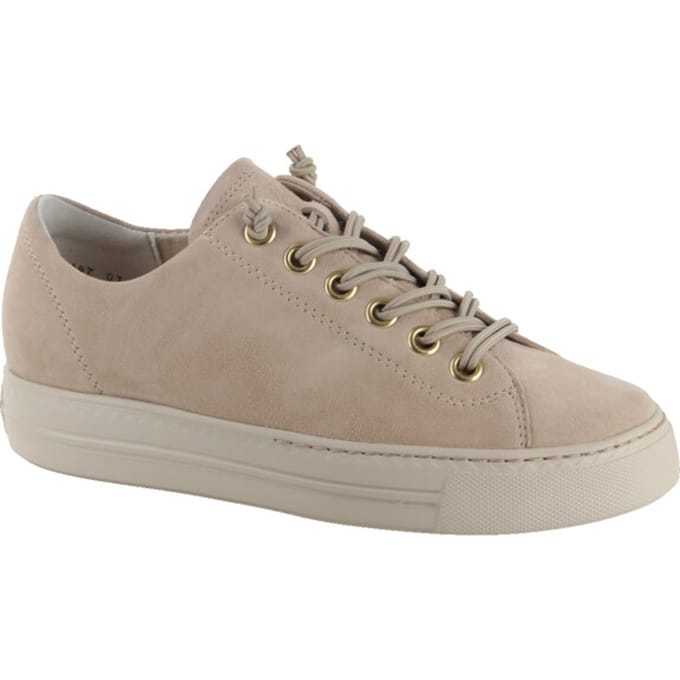 Paul Green 4081 Sneakers - Suède - Dames - Beige - Maat 41