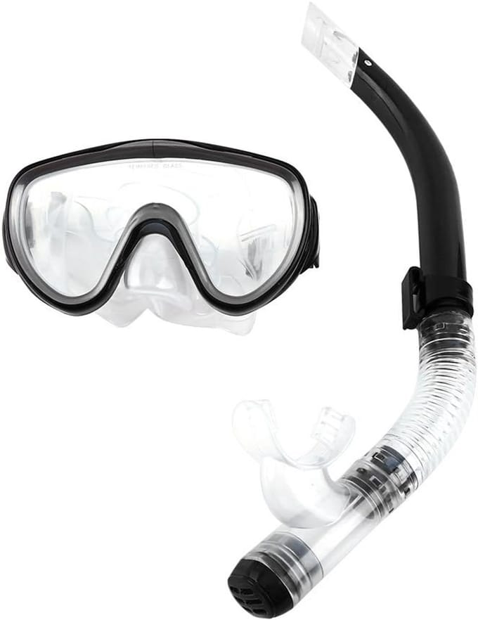 Duikbril en Snorkelset met Gehard Glas voor Volwassenen