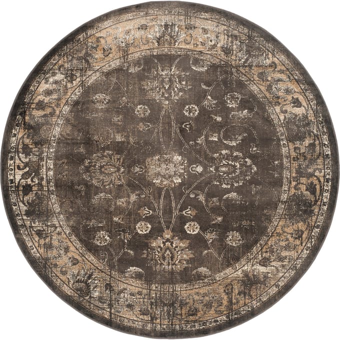 Vintage vloerkleed Peri rond | Safavieh