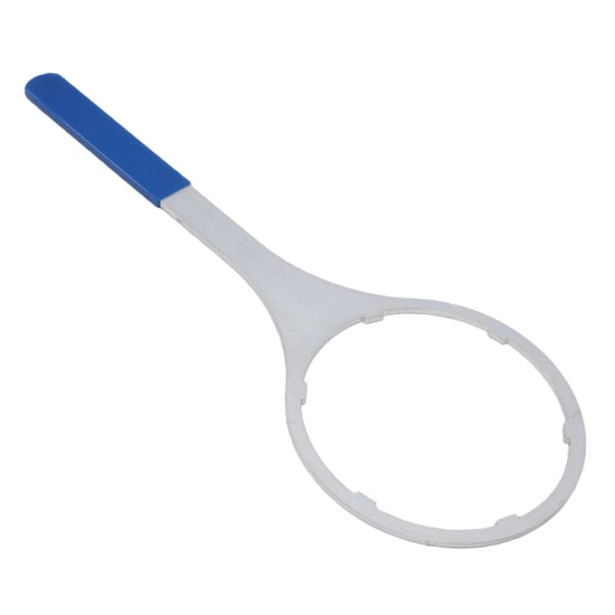 Waterfilterhuis Sleutel Heavy Duty Metaal Waterfilter Shell Sleutel voor Filtersysteem white