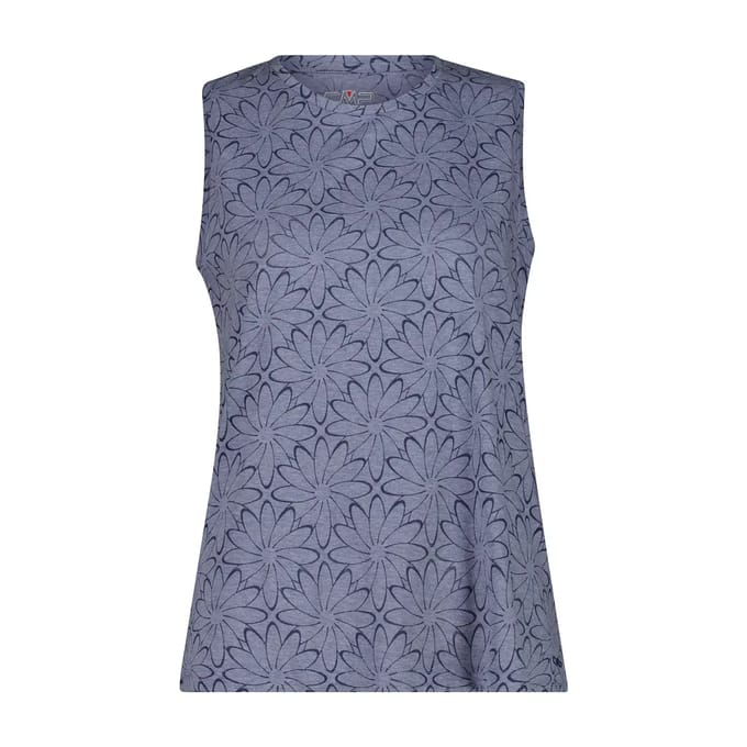 Verbleken jersey top met bloemenprint dames CMP