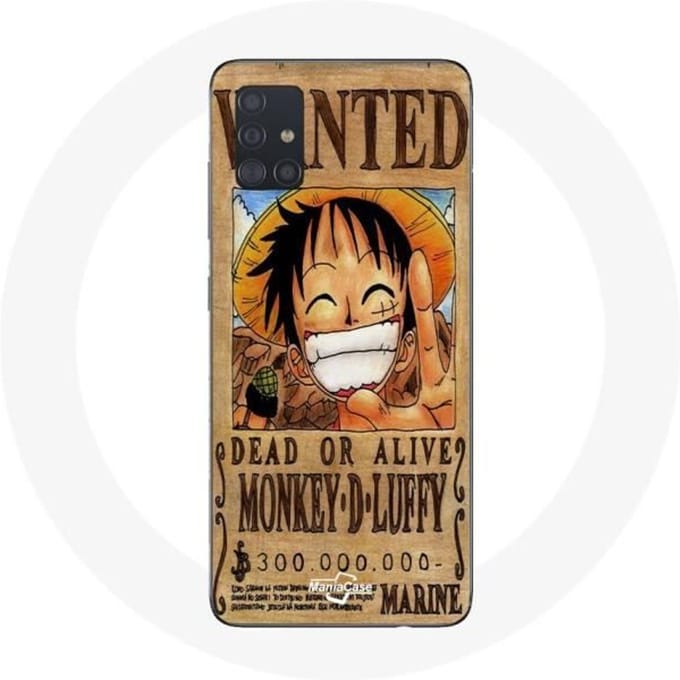 Samsung Galaxy A51 hoesje One Piece Manga Luffy onderzoeksposter