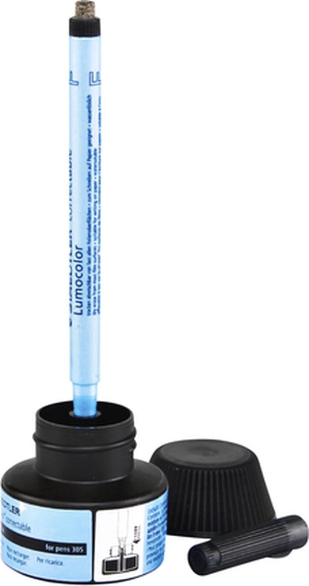 Viltstiftvulling Staedtler Lumocolor 305 non permanent correctable zwart | 4 stuks